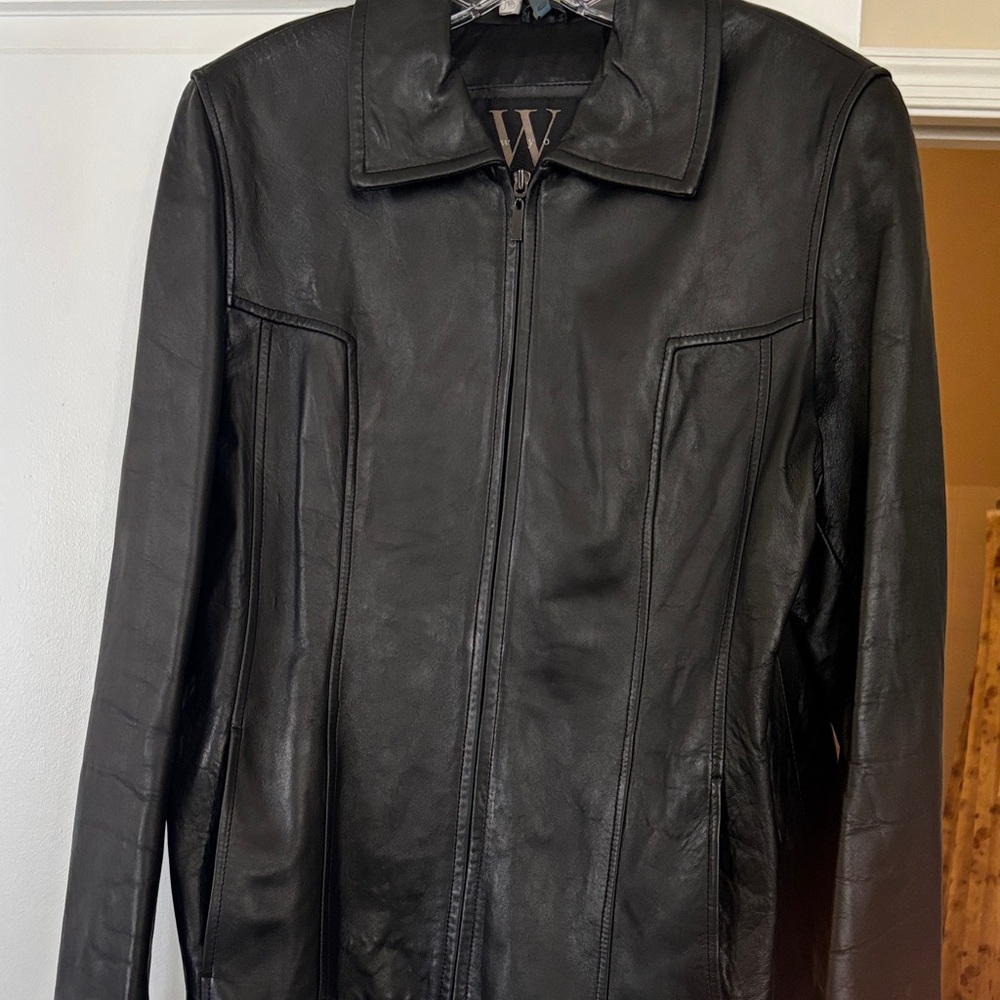 Women's Black Leather Jacket